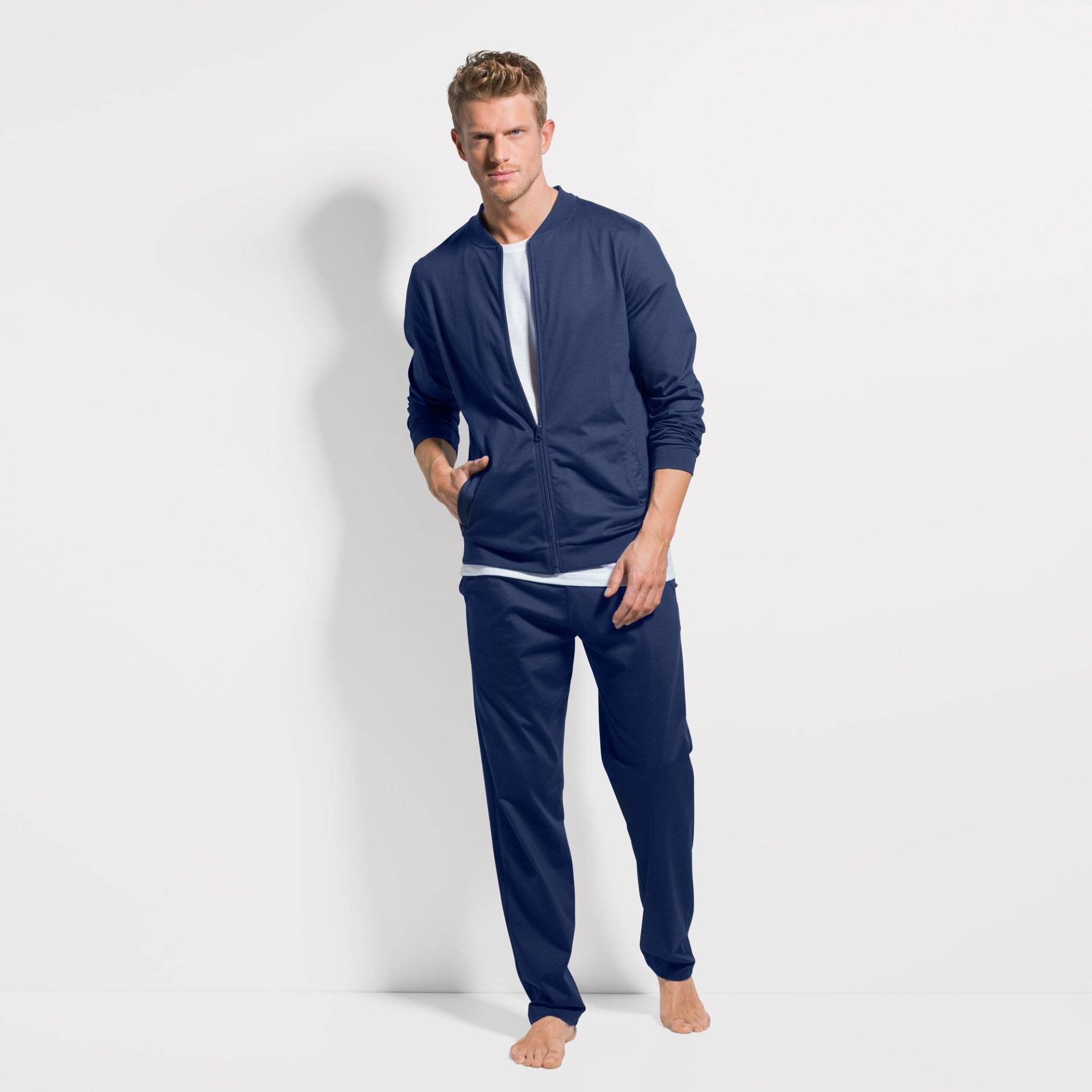 Loungewear Jacke Herren Marine XXL von ISA bodywear