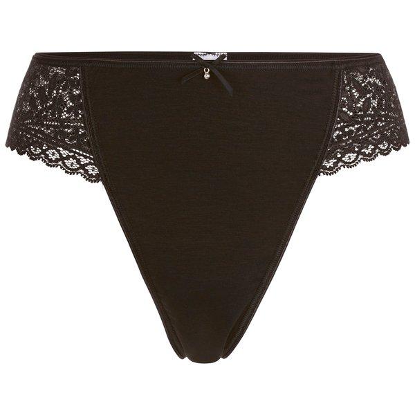 String Damen Schwarz XL von ISA bodywear