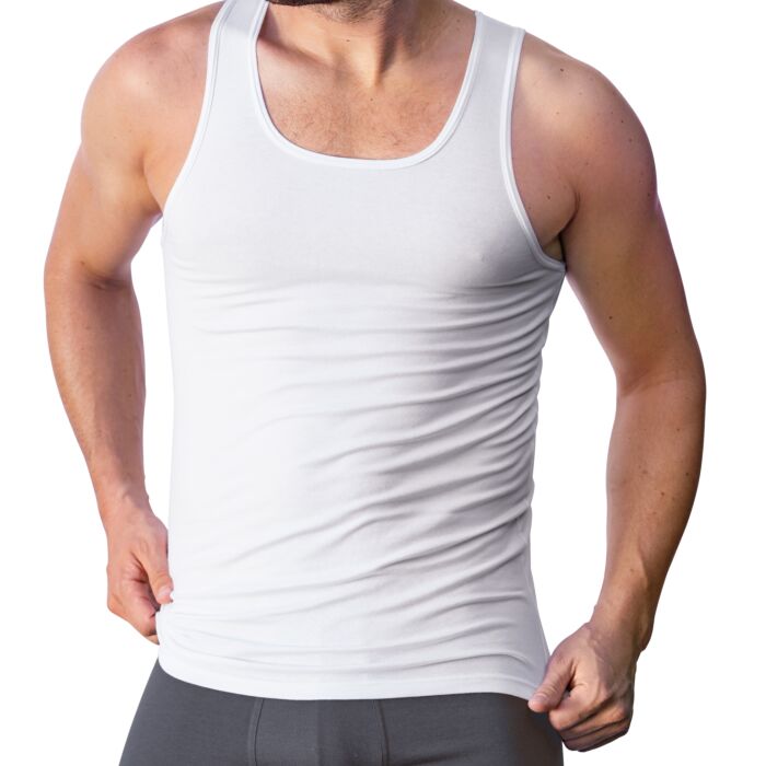 ISA Herren Athletic-Shirt, weiss, XL von ISA