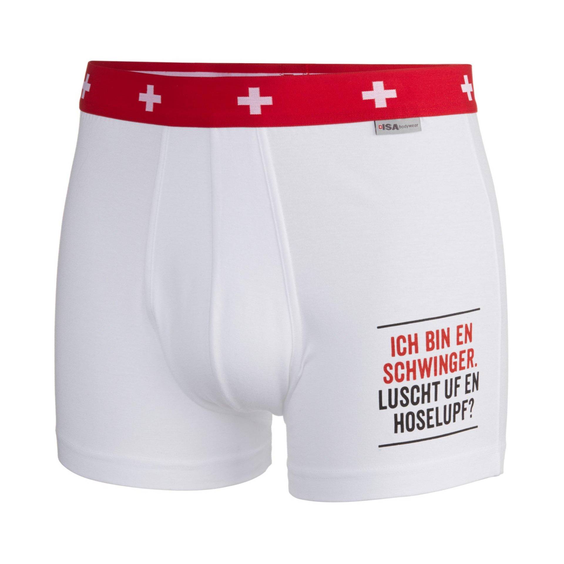 Panty Herren Weiss M von ISA bodywear