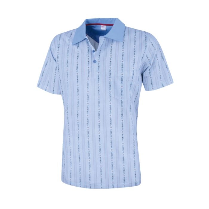 ISA Herren Poloshirt Edelweiss, hellblau von ISA