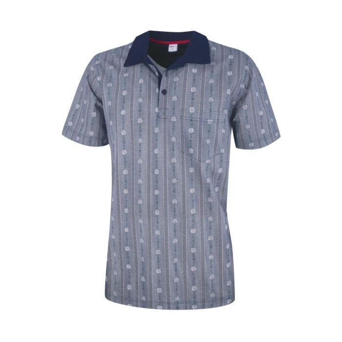 ISA Herren Poloshirt Edelweiss, dunkelblau, Xxxl von ISA