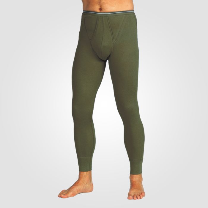 ISA Herren-Unterhose Langbein, feldgrün, XL von ISA