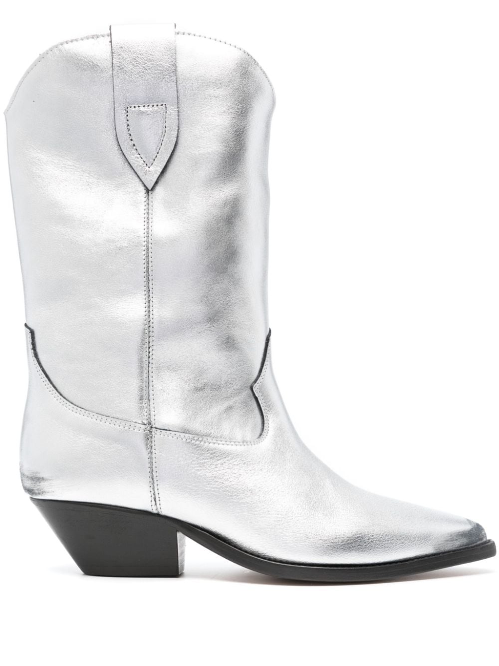 ISABEL MARANT 55mm metallic-finish leather boots - Silver von ISABEL MARANT