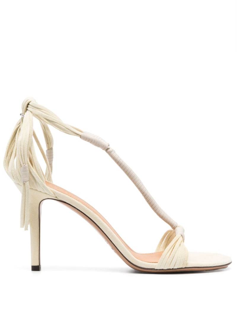 ISABEL MARANT Anssi 90mm leather sandals - Neutrals von ISABEL MARANT