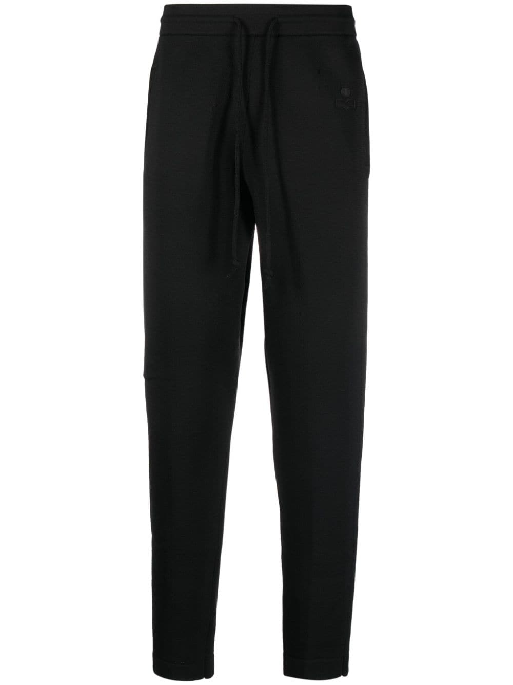 MARANT Avery logo-patch track pants - Black von MARANT