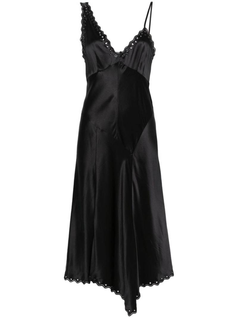ISABEL MARANT Ayrich silk slip dress - Black von ISABEL MARANT
