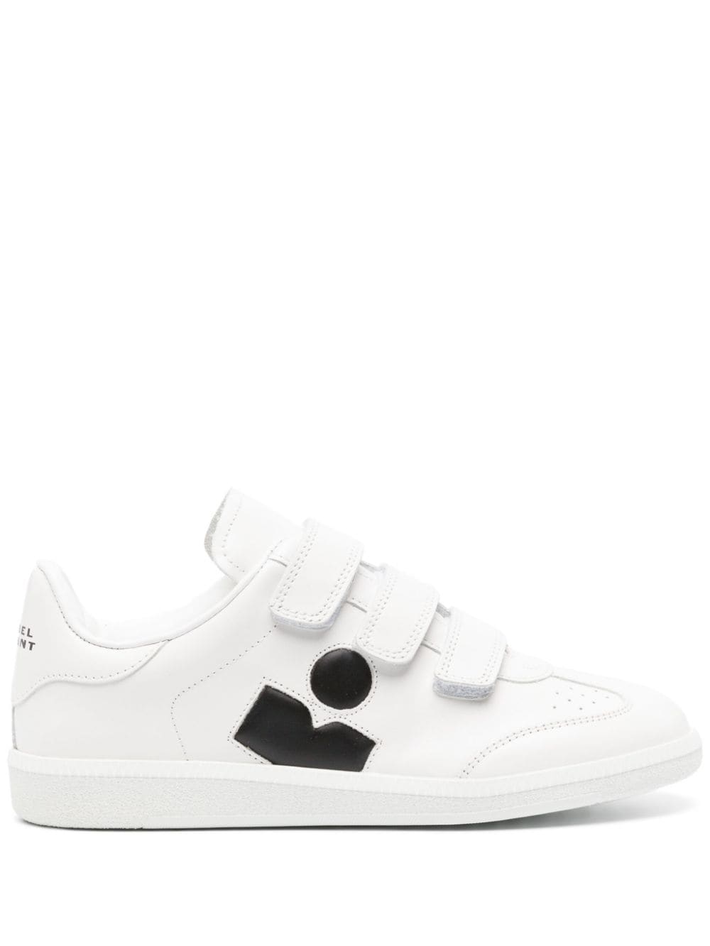 ISABEL MARANT Beth leather sneakers - White von ISABEL MARANT