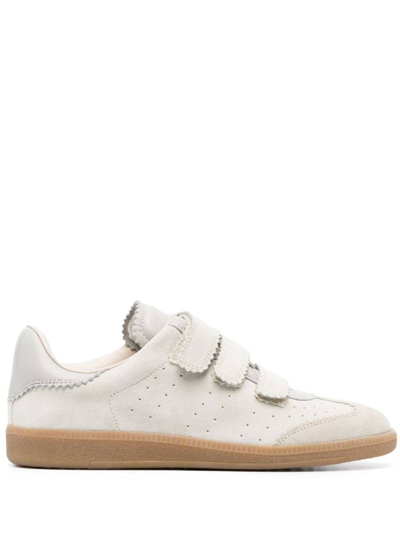 ISABEL MARANT Beth low-top leather sneakers - Neutrals von ISABEL MARANT