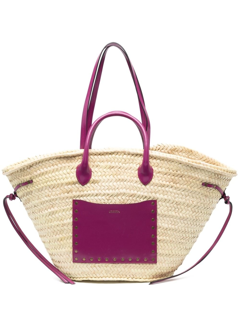ISABEL MARANT Cadix interwoven-design beach bag - Pink von ISABEL MARANT