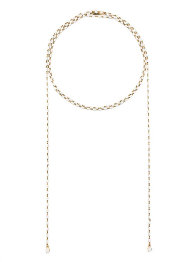 ISABEL MARANT Casablanca wraparound necklace - White von ISABEL MARANT