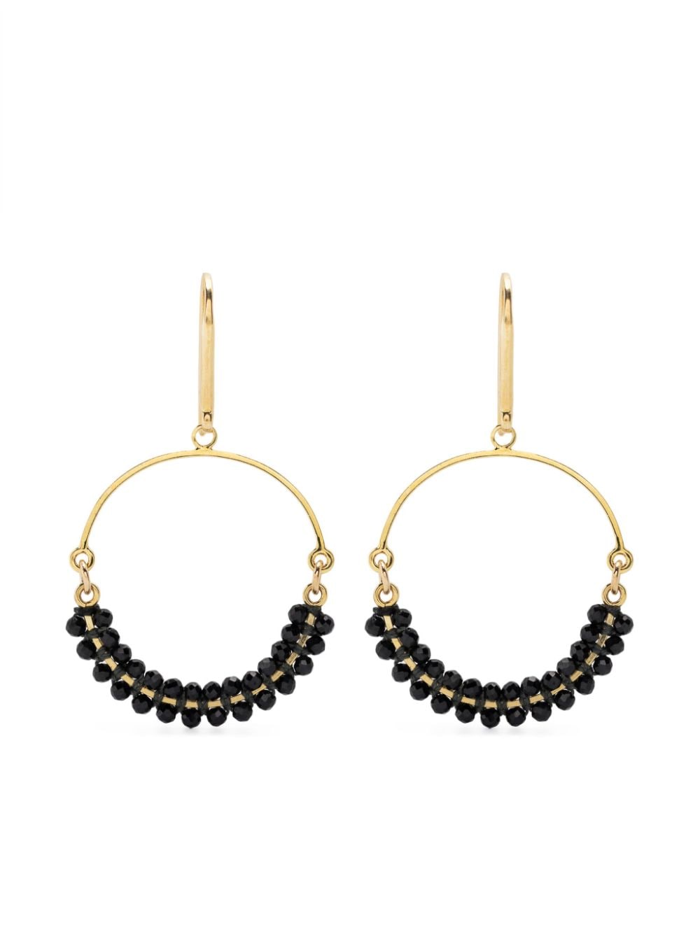 ISABEL MARANT Cesaria crystal-embellished earrings - Black von ISABEL MARANT