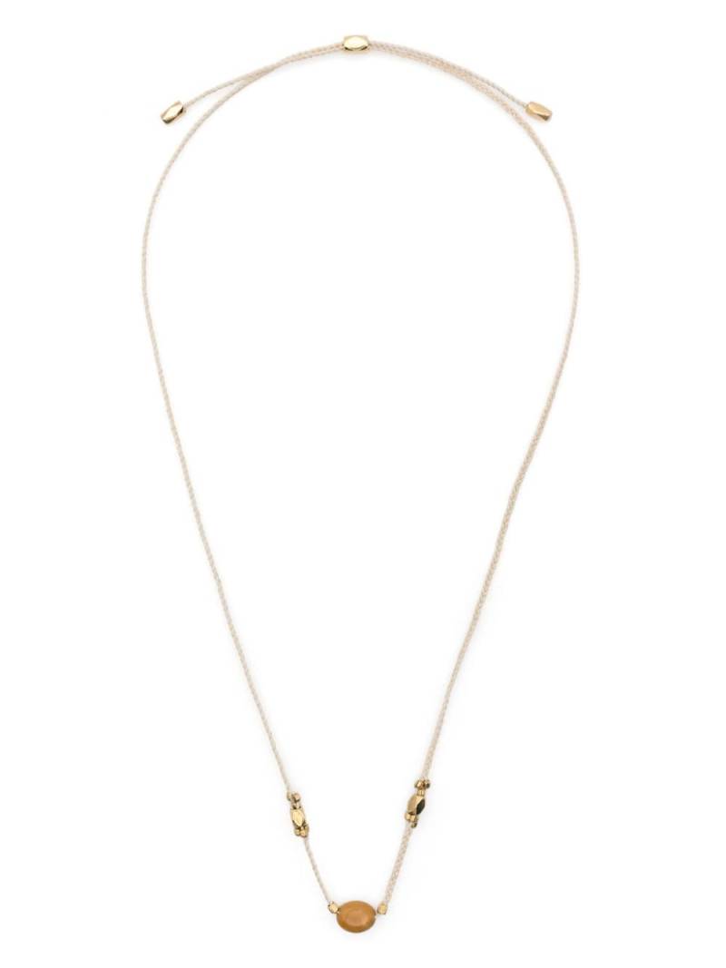 ISABEL MARANT Chumani beaded necklace - Neutrals von ISABEL MARANT