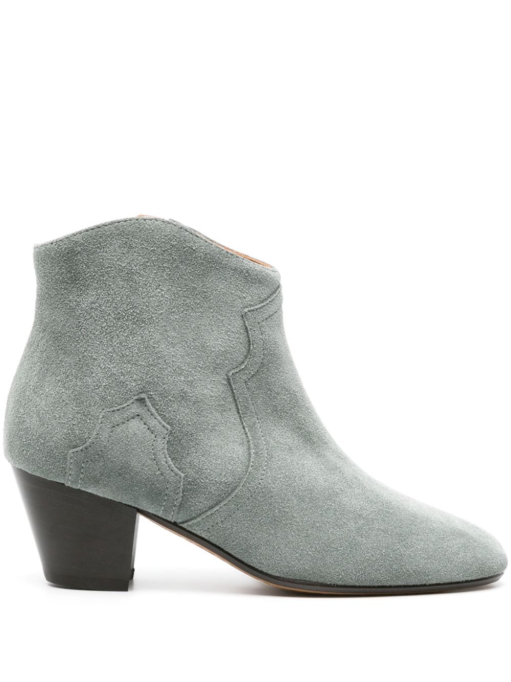 ISABEL MARANT Dicker 55mm suede boots - Green von ISABEL MARANT