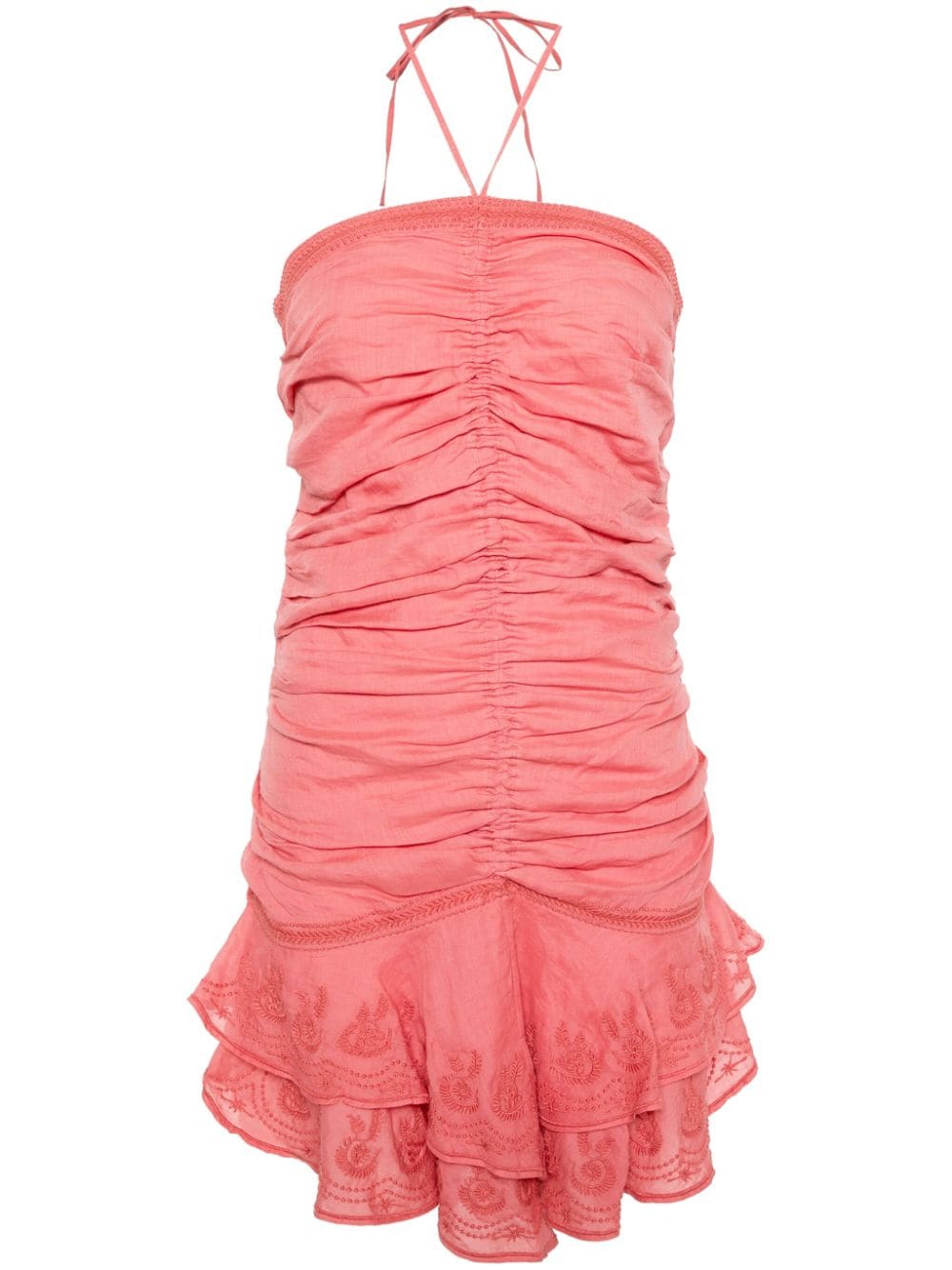 ISABEL MARANT Emanuela ruched minidress - Pink von ISABEL MARANT