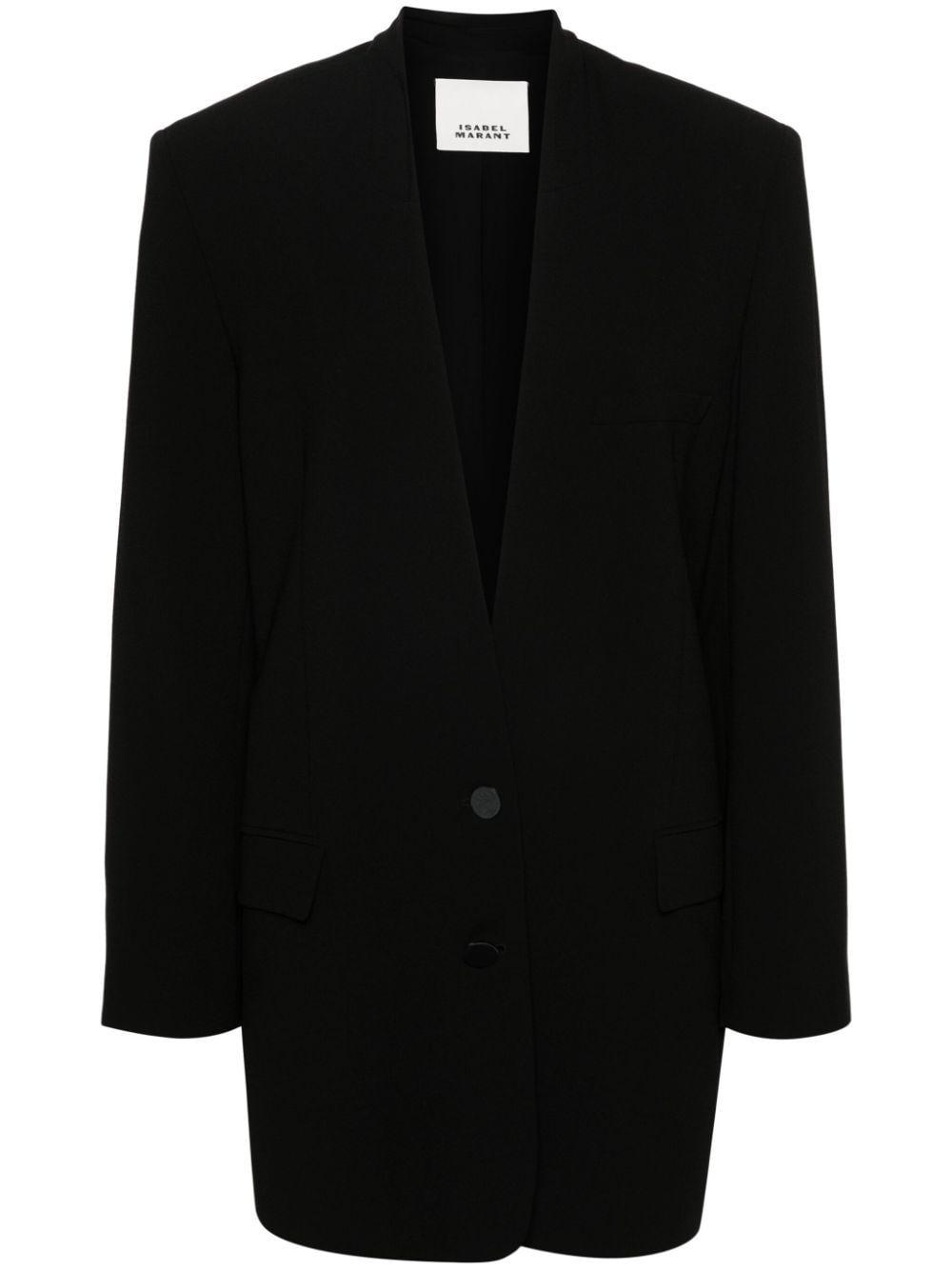 ISABEL MARANT Enza single-breasted blazer - Black von ISABEL MARANT