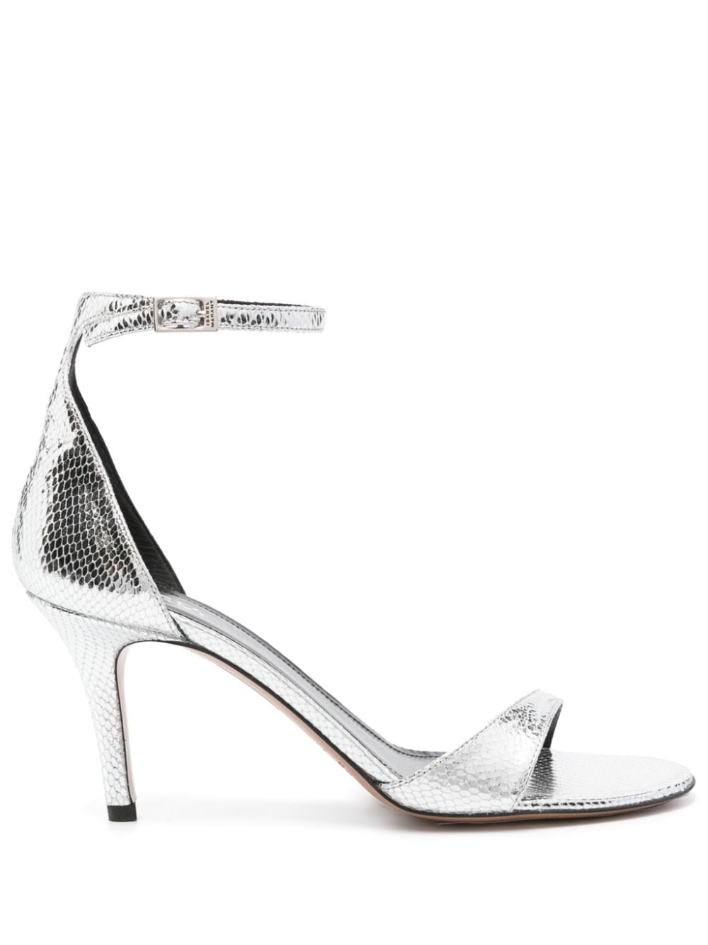 ISABEL MARANT Eonie 80mm leather sandals - Silver von ISABEL MARANT