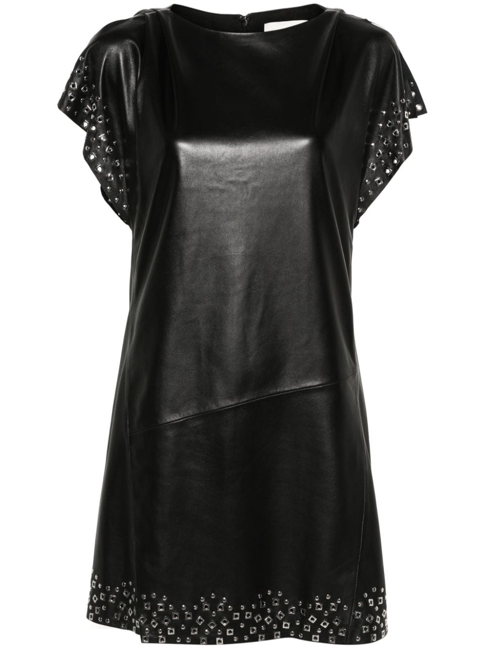 ISABEL MARANT Evani leather dress - Black von ISABEL MARANT