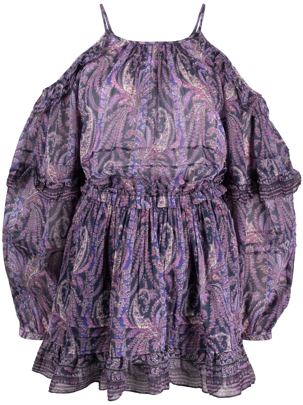 ISABEL MARANT Gabinia paisley-print dress - Purple von ISABEL MARANT