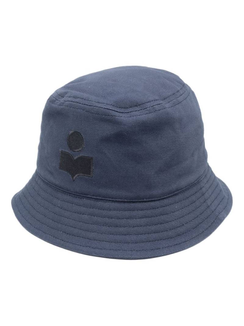 ISABEL MARANT Haley logo-embroidered bucket hat - Blue von ISABEL MARANT