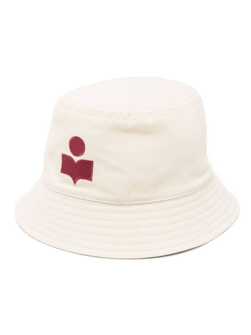 ISABEL MARANT Haley logo-embroidered bucket hat - Neutrals von ISABEL MARANT