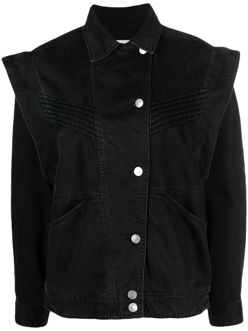 ISABEL MARANT Harmon denim jacket - Black von ISABEL MARANT