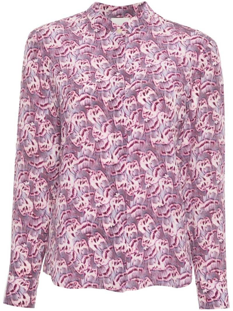 ISABEL MARANT Ilda floral-print shirt - Purple von ISABEL MARANT