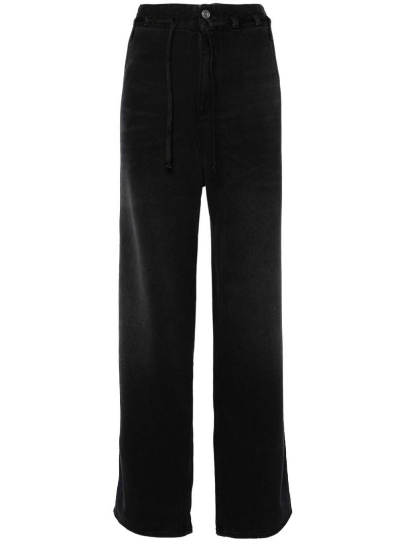 ISABEL MARANT Jordy high-rise straight jeans - Black von ISABEL MARANT