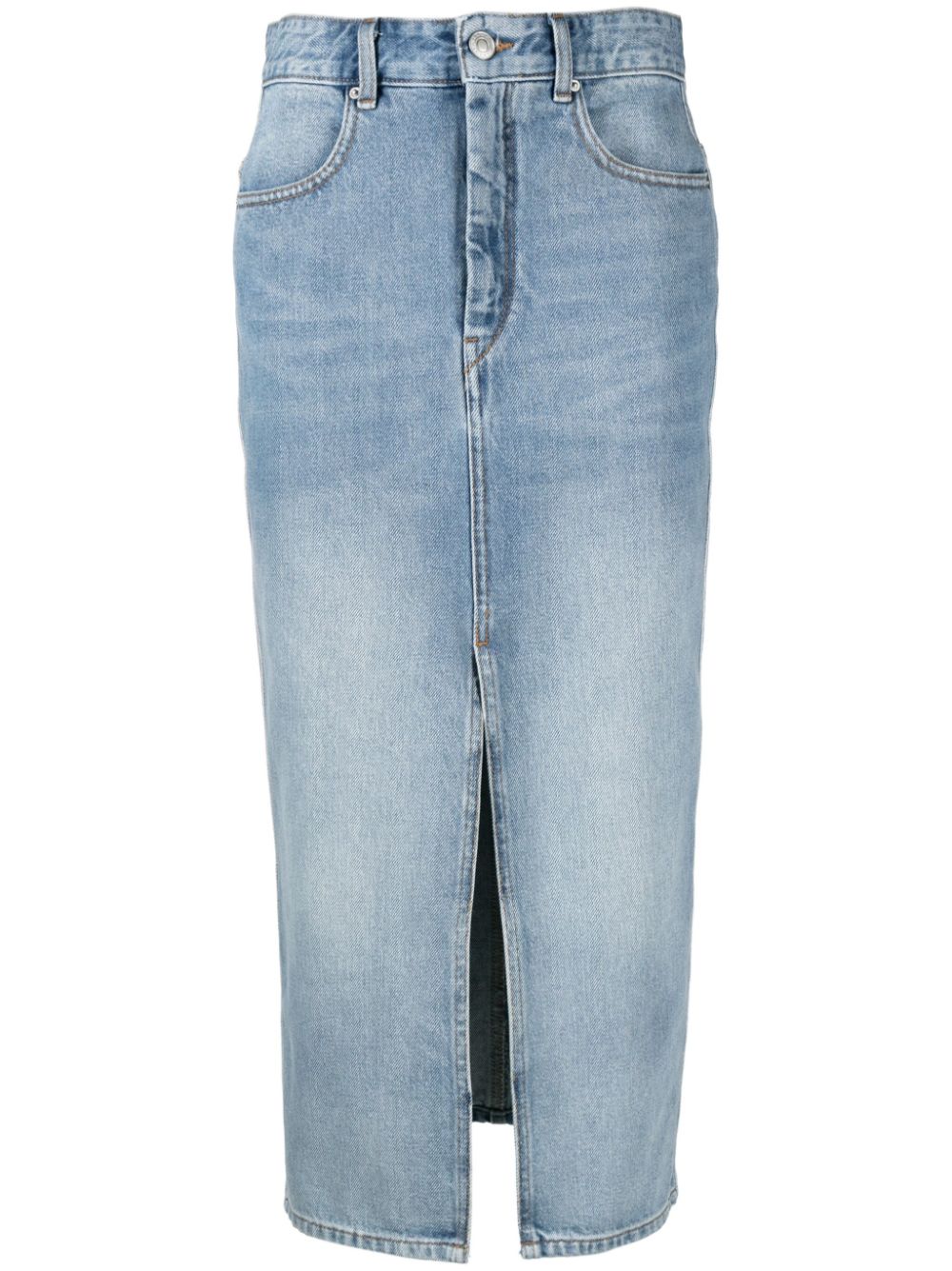 ISABEL MARANT Julicia denim midi skirt - Blue von ISABEL MARANT