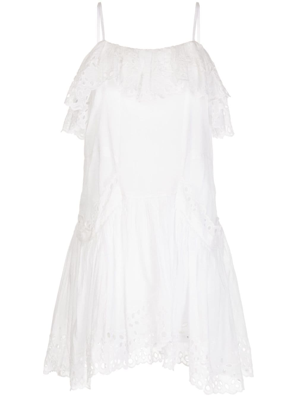 MARANT ÉTOILE Keoly broderie-anglaise cotton dress - White von MARANT ÉTOILE