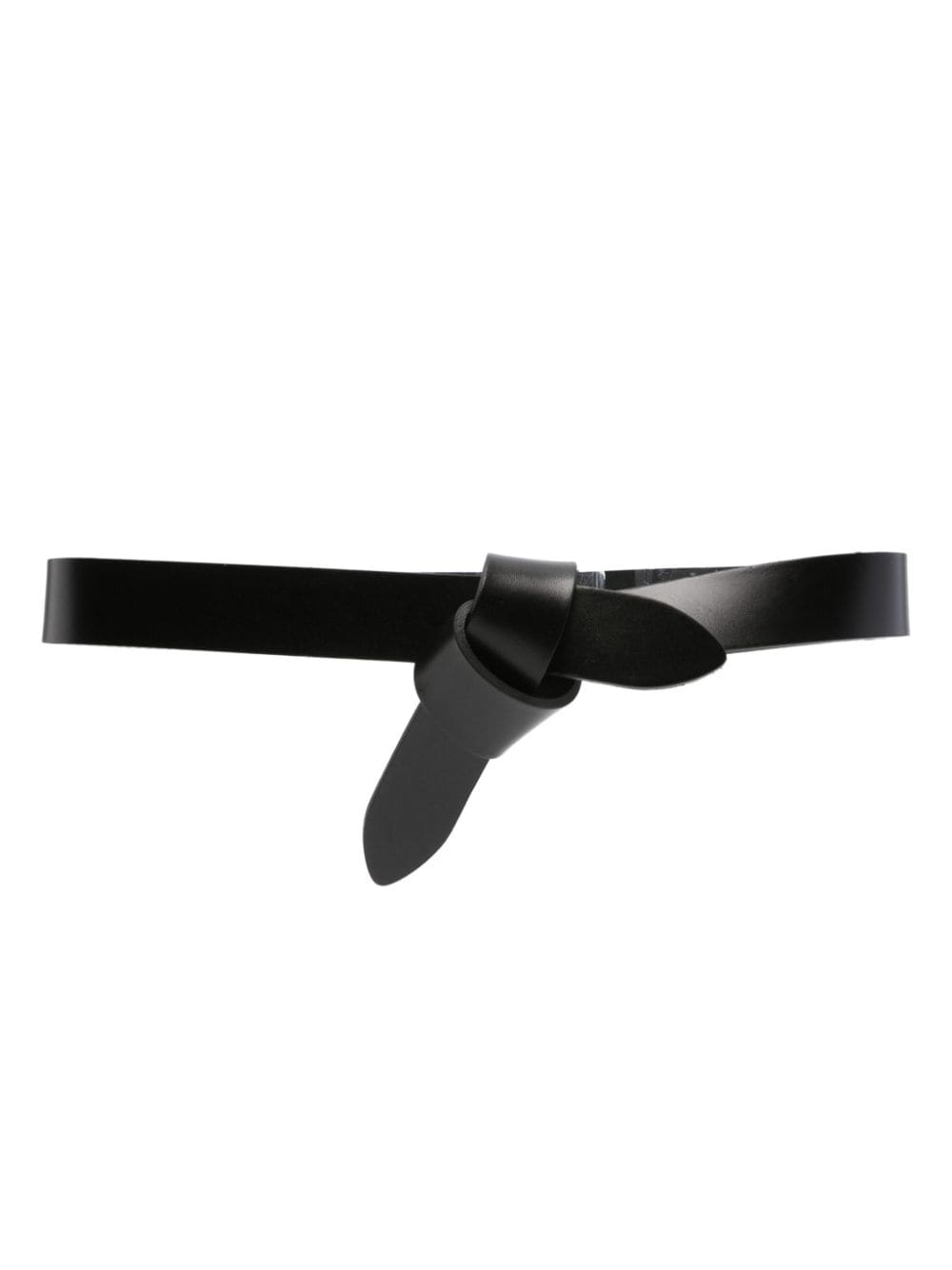 ISABEL MARANT Lecce leather belt - Black von ISABEL MARANT