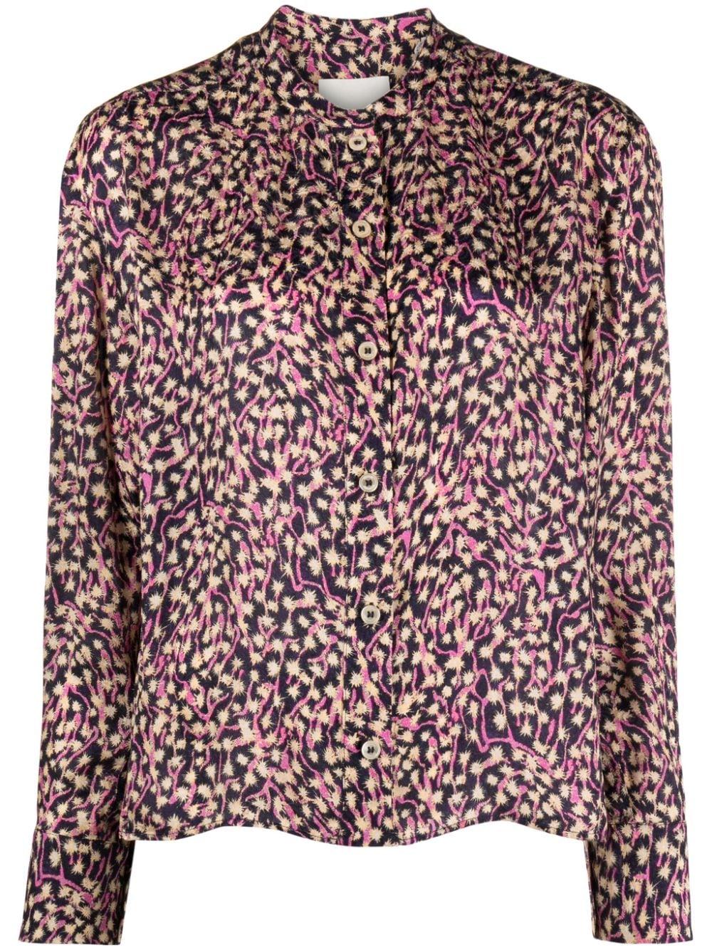 ISABEL MARANT Leidy graphic-print blouse - Pink von ISABEL MARANT