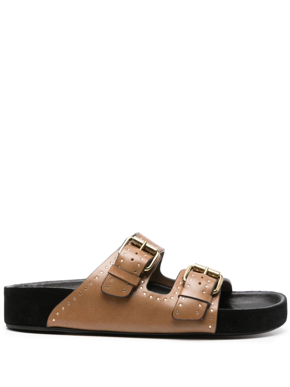 ISABEL MARANT Lennyo leather sandals - Brown von ISABEL MARANT