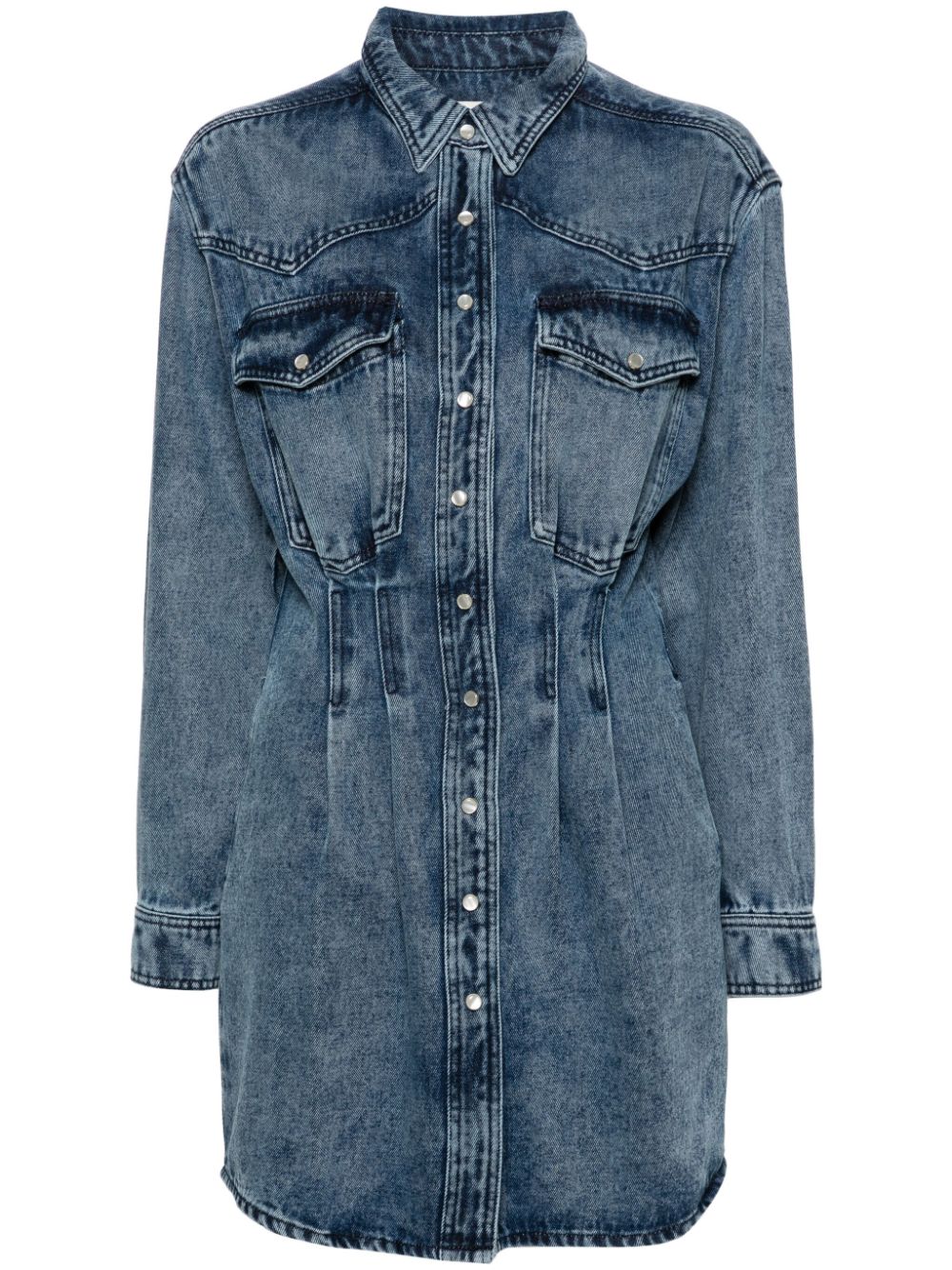 ISABEL MARANT Liliko denim shirt minidress - Blue von ISABEL MARANT