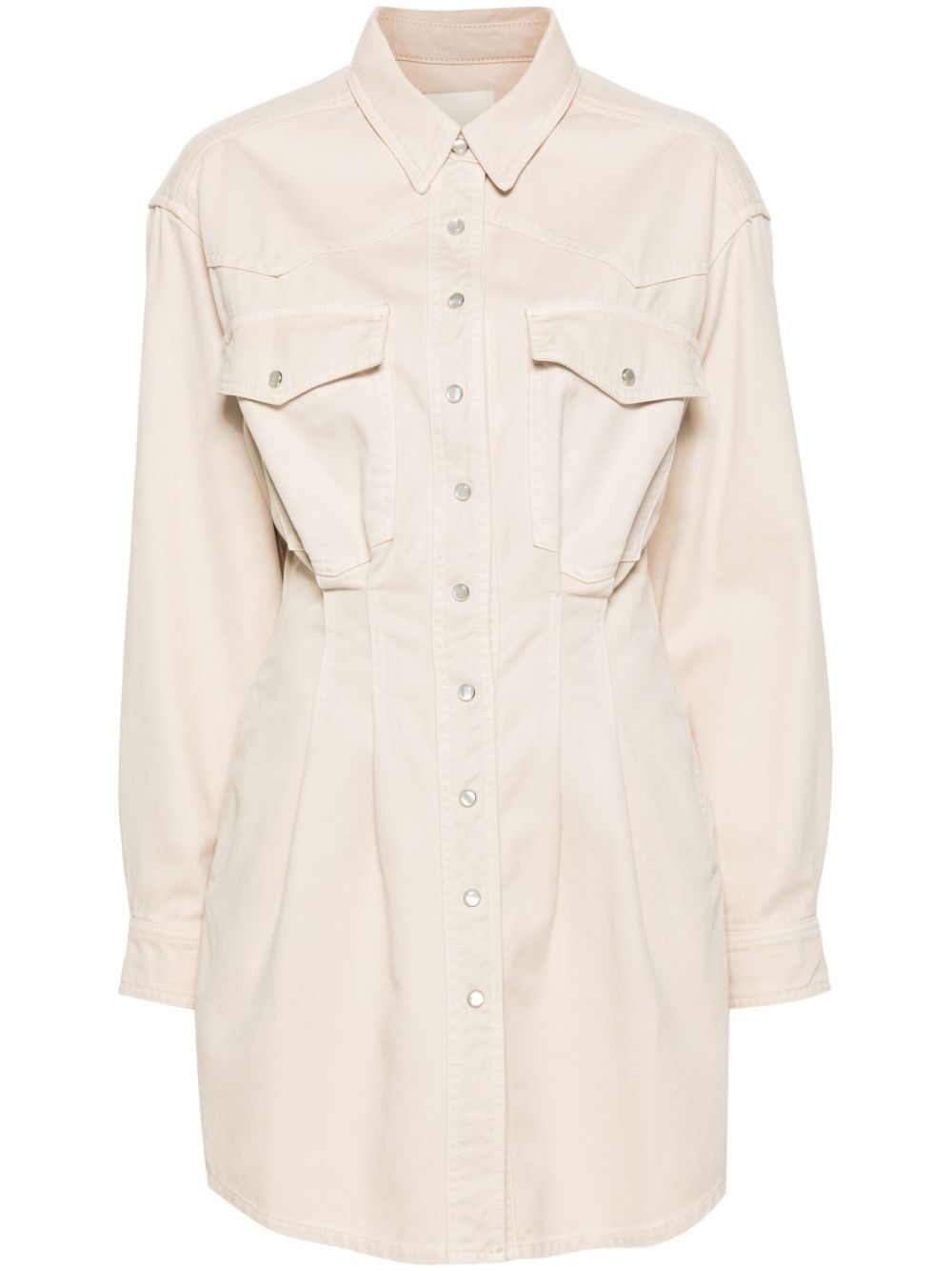 ISABEL MARANT Liliko shirt minidress - Neutrals von ISABEL MARANT