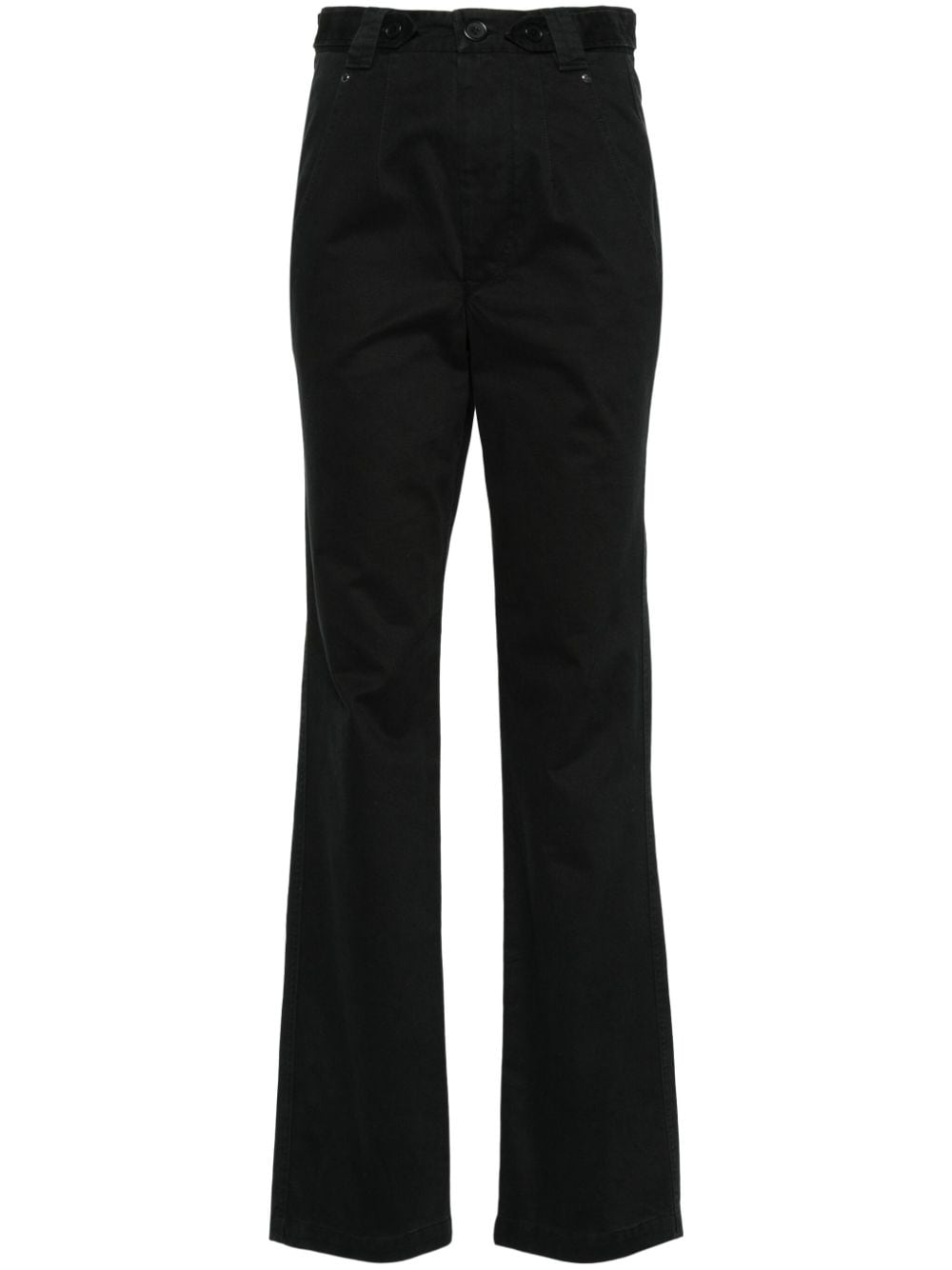 ISABEL MARANT Linali straight-leg trousers - Black von ISABEL MARANT