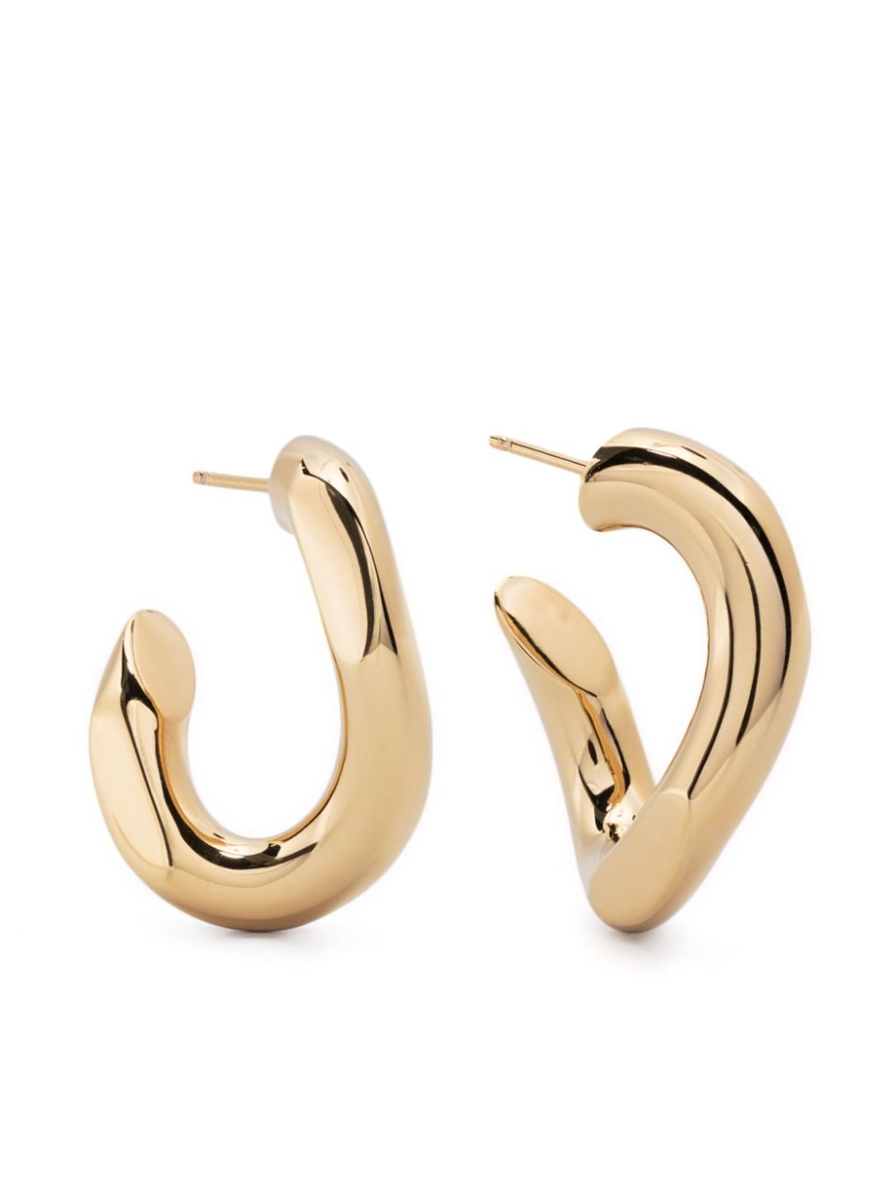 ISABEL MARANT Links sculpted-hoop earrings - Gold von ISABEL MARANT