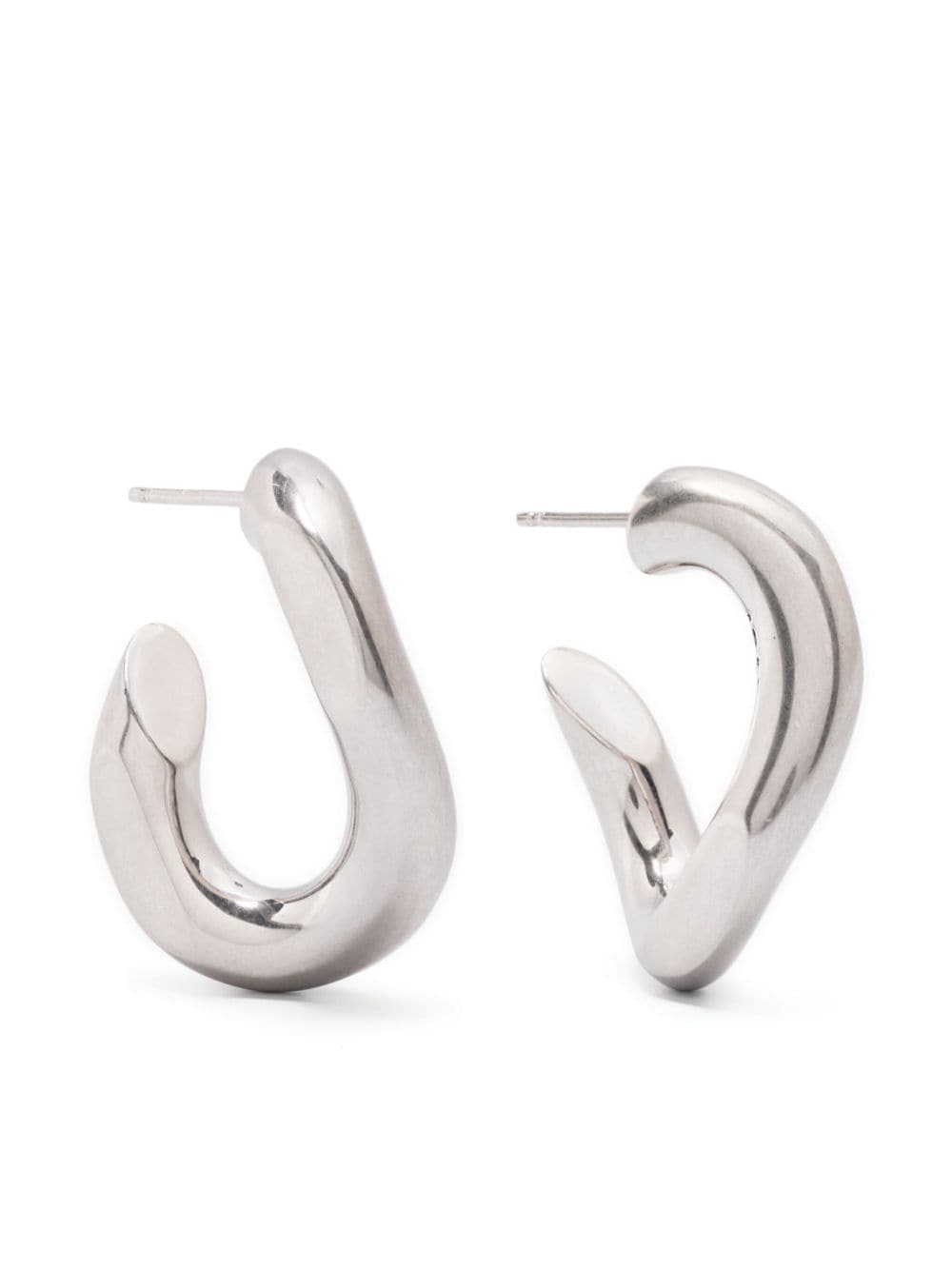 ISABEL MARANT Links sculpted-hoop earrings - Silver von ISABEL MARANT