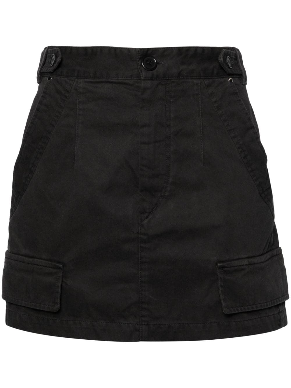 ISABEL MARANT Lisabel cotton cargo miniskirt - Black von ISABEL MARANT