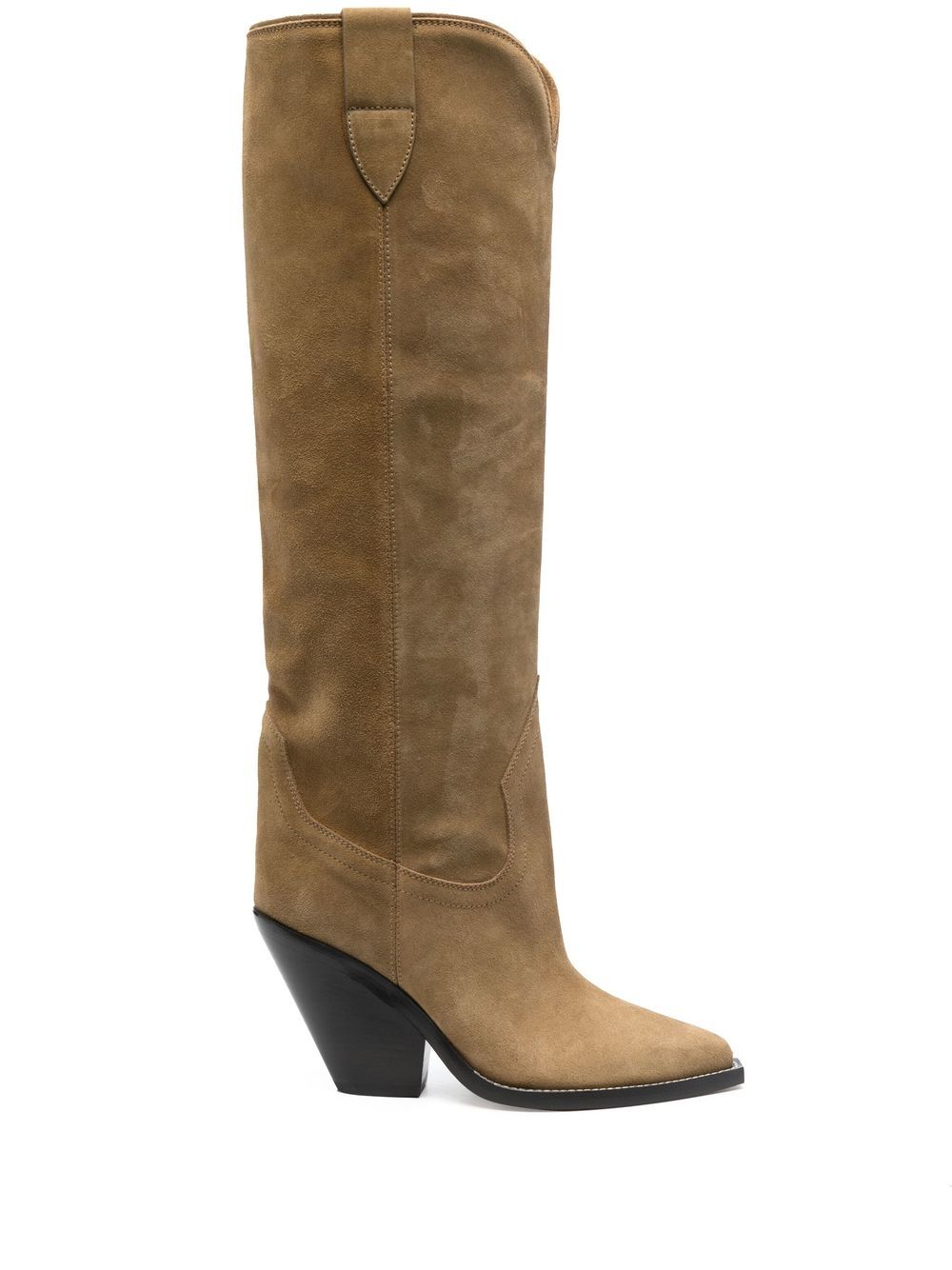 ISABEL MARANT Lomero 90mm suede boots - Neutrals von ISABEL MARANT