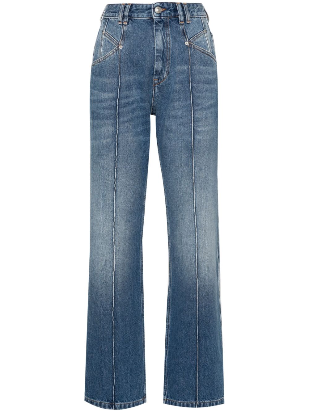 ISABEL MARANT Nadege straight-leg jeans - Blue von ISABEL MARANT