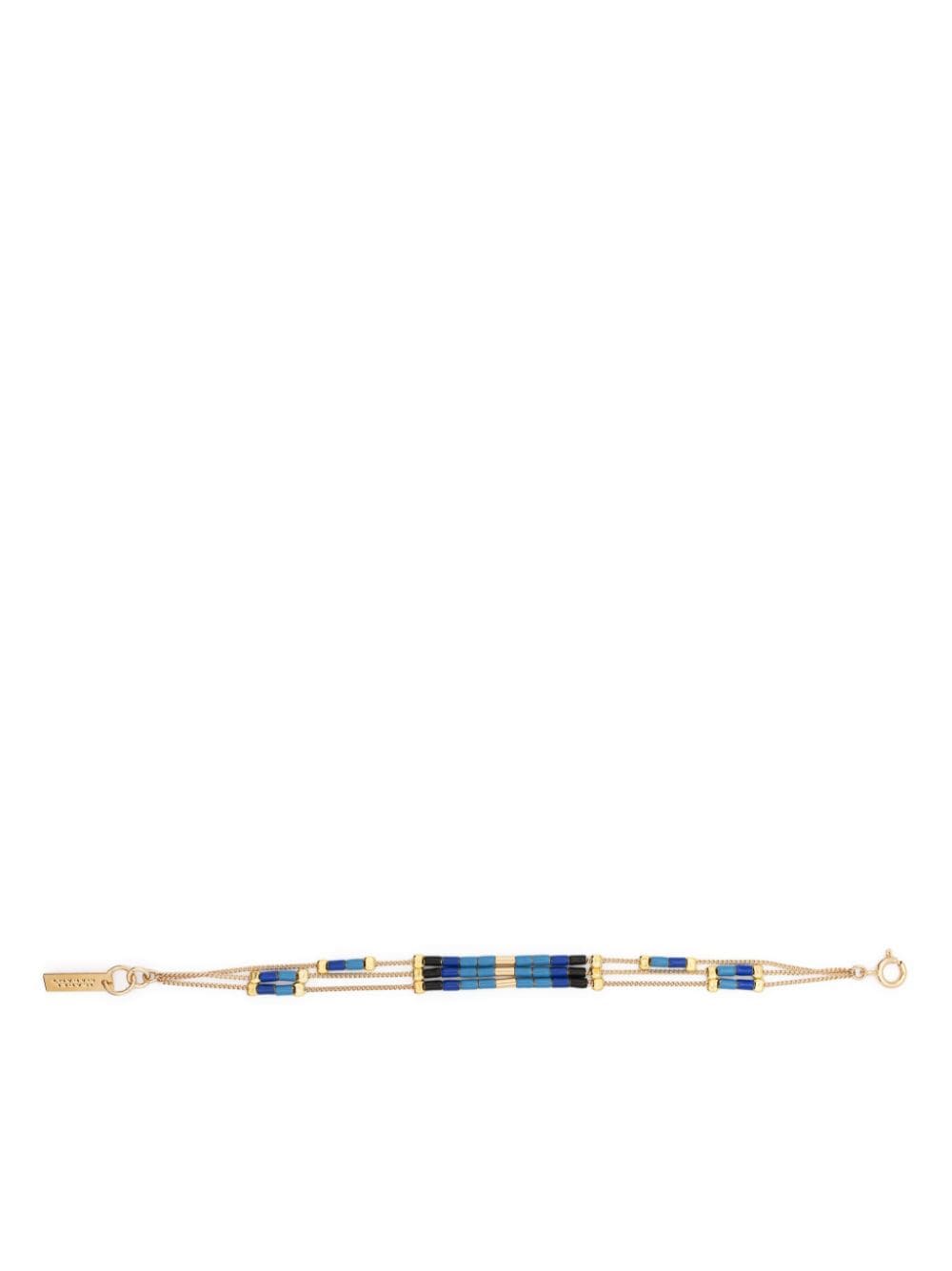 ISABEL MARANT New Color Strip beaded bracelet - Blue von ISABEL MARANT