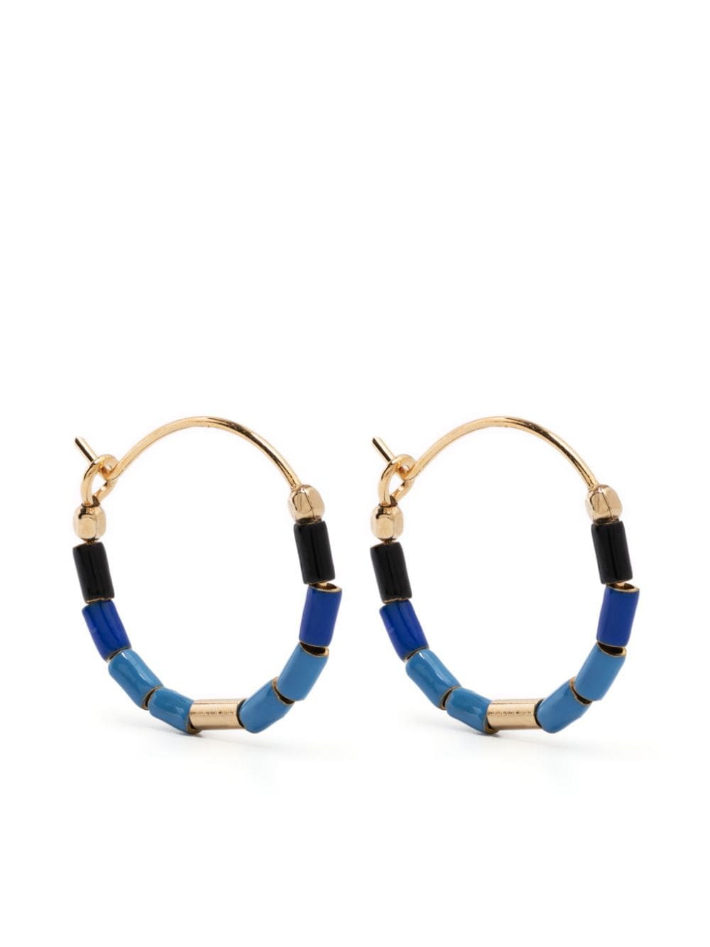 ISABEL MARANT New Color Strip beaded earrings - Gold von ISABEL MARANT