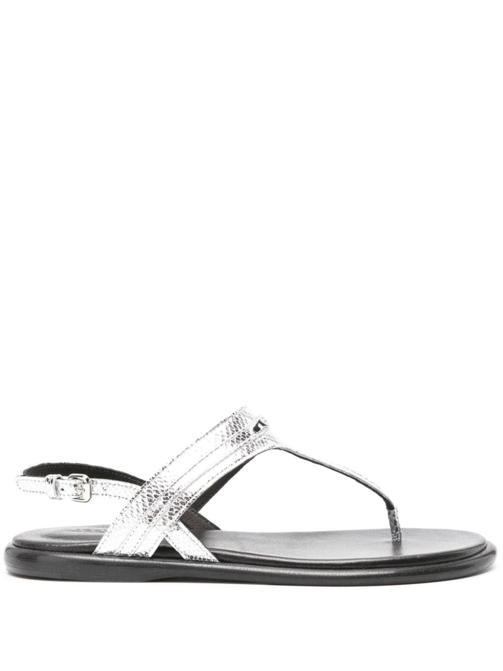 ISABEL MARANT Nya leather sandals - Silver von ISABEL MARANT