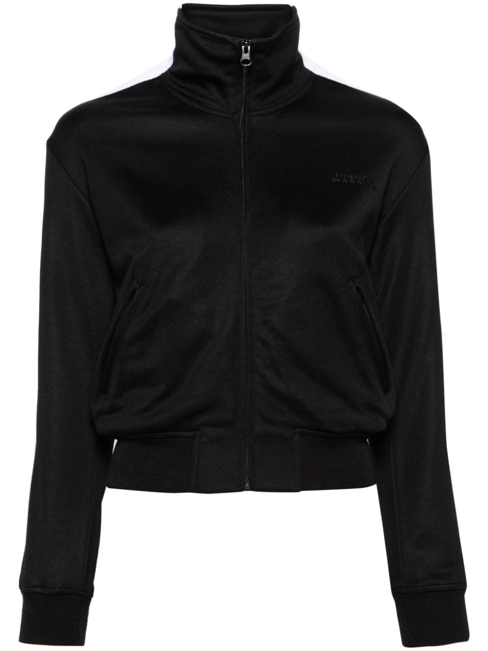 ISABEL MARANT Ramis cropped track jacket - Black von ISABEL MARANT