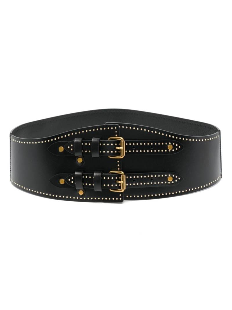 ISABEL MARANT Riccia leather belt - Black von ISABEL MARANT