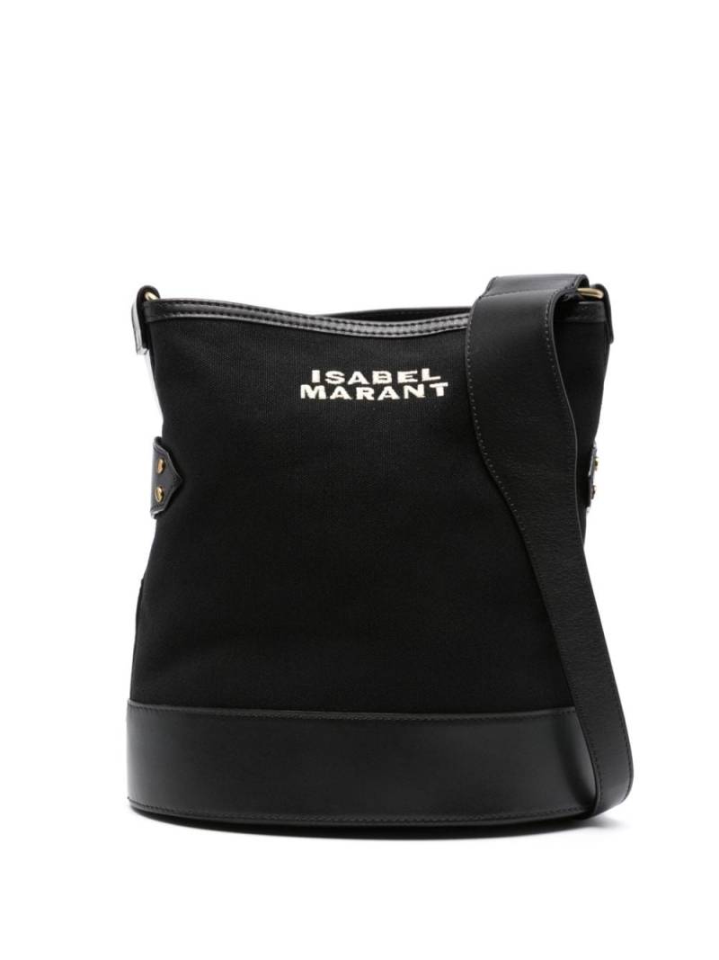 ISABEL MARANT Samara leather bucket bag - Black von ISABEL MARANT