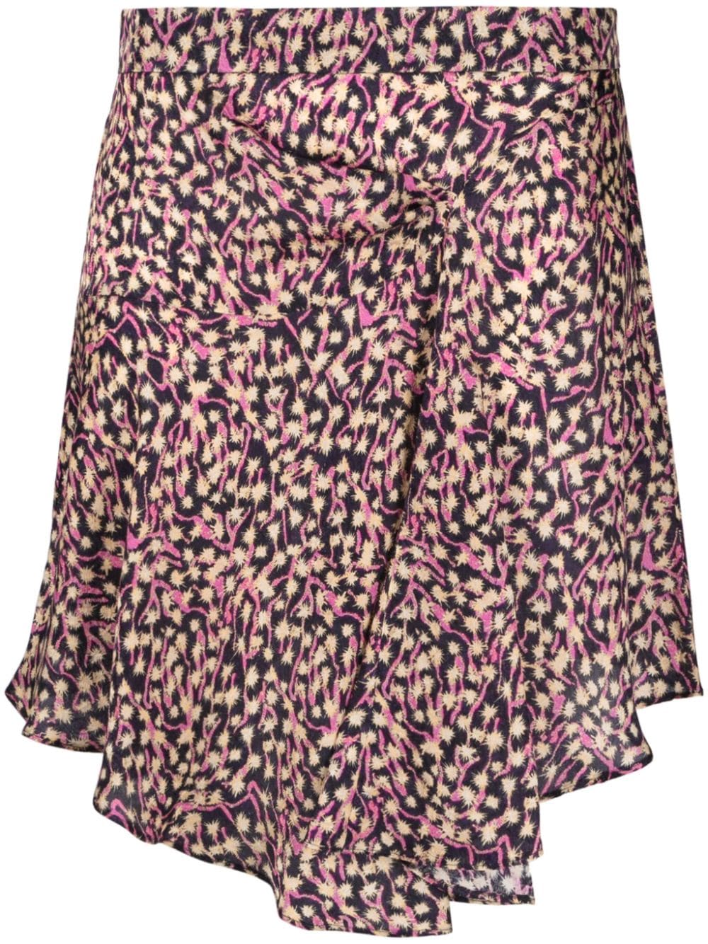 ISABEL MARANT Selena asymmetric draped skirt - Purple von ISABEL MARANT