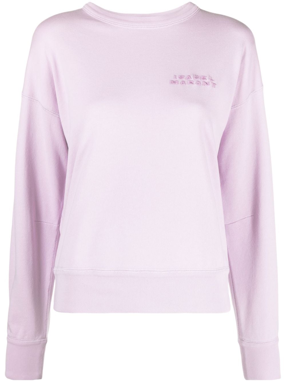 ISABEL MARANT Shad embroidered-logo sweatshirt - Purple von ISABEL MARANT