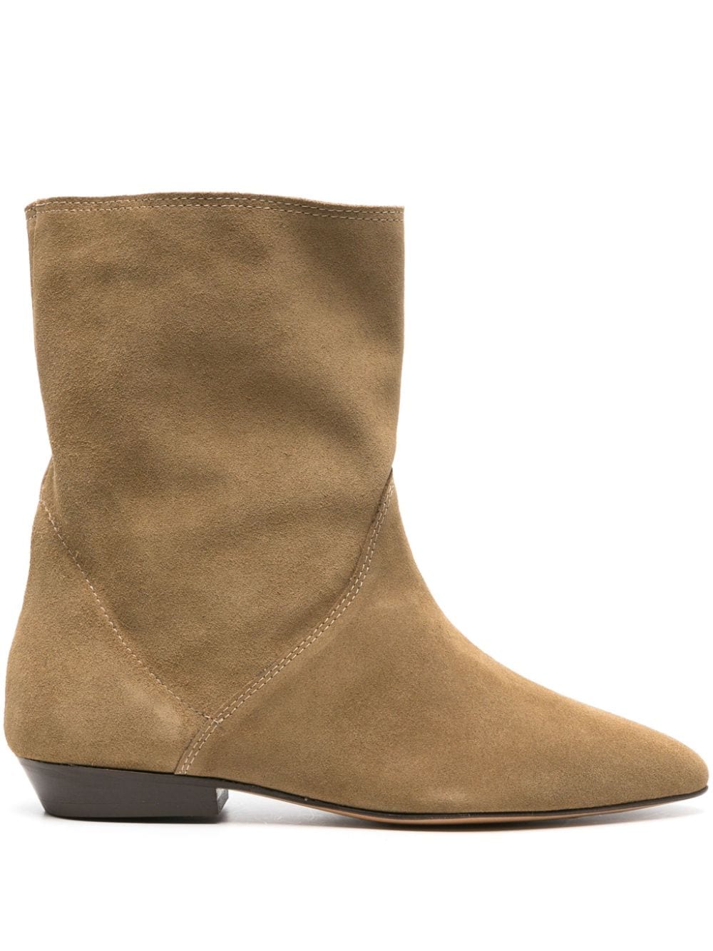 ISABEL MARANT Slaine suede ankle boots - Neutrals von ISABEL MARANT